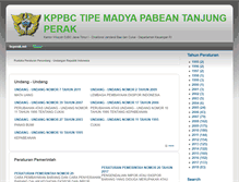Tablet Screenshot of peraturan.bcperak.net